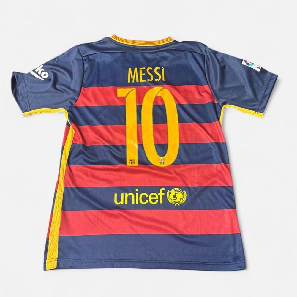 Nike FC Barcelona Messi #10 Youth Large Soccer Jersey 2014-15